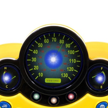 Уроки вождения Желтый интерактивный руль