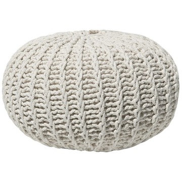 Puf 50 x 35 cm beżowy CONRAD II