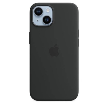 Oryginalne silikonowe etui Apple MPRU3ZM/A z MagSafe Phone 14 Czarny