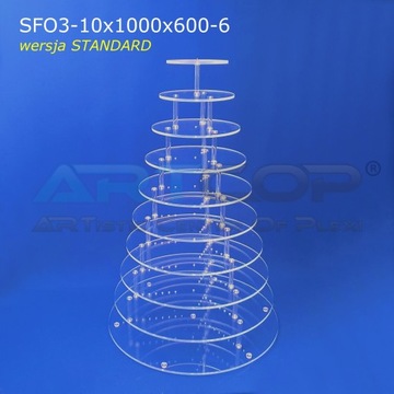 МЕГА тарелка из оргстекла для банкетного печенья,тортов