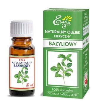 Etja Olejek eteryczny naturalny BAZYLIA BAZYLIOWY
