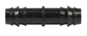 Łącznik węża POM 25 mm karbowane 6bar czarny