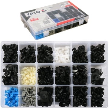 SPINKI SAMOCHODOWE MAZDA KOMPLET 475 SZT. YATO