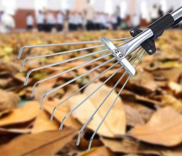 СКЛАДНЫЕ ГРАБЛИ ДЛЯ ЛИСТЕЙ, ТЕЛЕСКОПИЧЕСКАЯ МЕТЛА