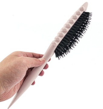 ЩЕТКА для вьющихся волос, кудрей, придающих форму локонов, из кабаньей щетины SzW10