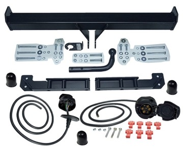 KOMPLETNY HAK HOLOWNICZY+WIĄZKA 7PIN VW PASSAT B5 1996-2005 SEDAN+KOMBI +FL