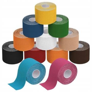 TEJPY KINESIOTAPING PLASTER TAPE TAŚMA ZESTAW12szt