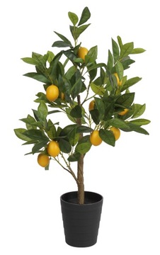 Drzewko cytrynowe sztuczne w doniczce 70 cm