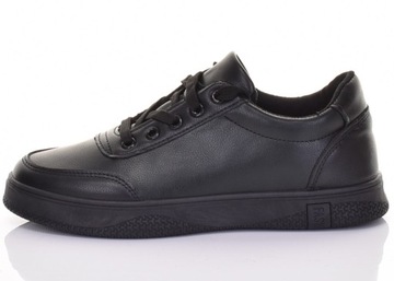 СПОРТИВНАЯ ОБУВЬ ЖЕНСКАЯ, КОЖАНЫЕ ТЕННИСНЫЕ ОБУВИ, ЧЕРНЫЕ