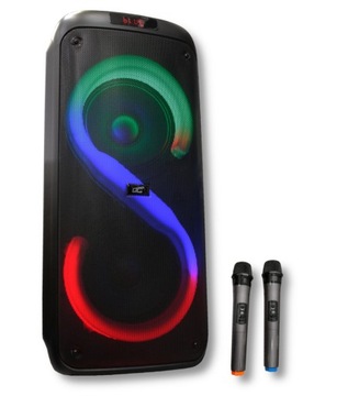 KOLUMNA AKTYWNA GŁOŚNIK BLUETOOTH DWA MIKROFONY