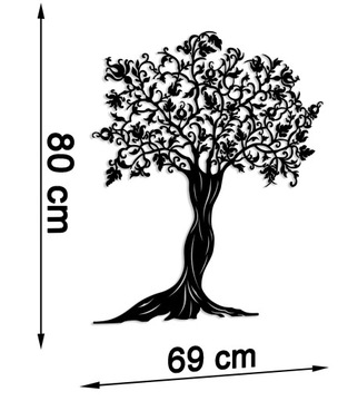 Ажурная картина Настенное украшение 3D Панно «Дерево»