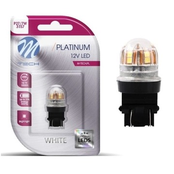 Retrofit M-Tech P27/7W 3157 LED SMD diody OSRAM CANBUS 12/24V