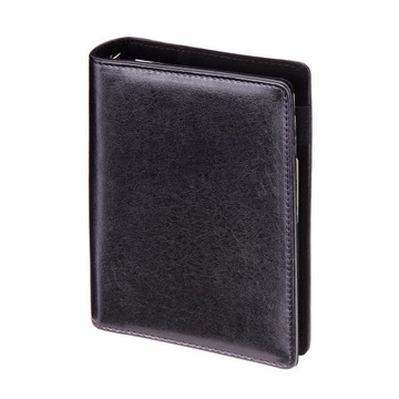 Organizer czarny premium 38B z wymiennym wkładem 13x19cm z kalendarzem 2024