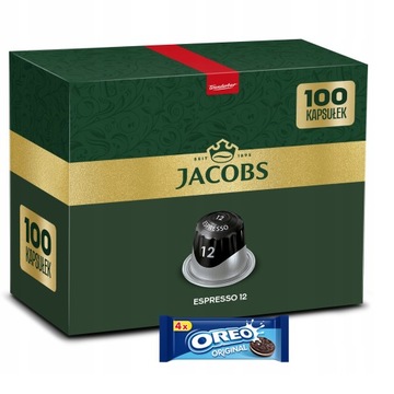 Kapsułki Jacobs do Nespresso(r)* Espresso Ristretto, 100 kaw, 9+1 GRATIS!