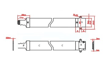 Адаптер карты памяти micro-SD, удлинитель 48 см