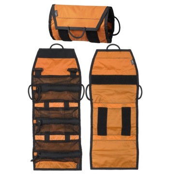 SKŁADANY ORGANIZER PODRÓŻNY Z RZEPEM 3 KIESZENIE TRIP ROLL HELIKON ORANGE