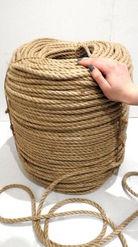 ВЬЮТАЯ ДЖУТОВАЯ ВЕРЕВКА ОТДЕЛКА ДЖУТОВАЯ ВЕРЕВКА 10мм20м
