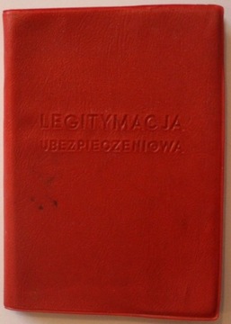 LEGITYMACJA UBEZPIECZENIOWA, data urodzenia 1936 rok