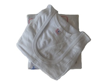 Футболка мужская однотонная, белая, XL, 100% хлопок