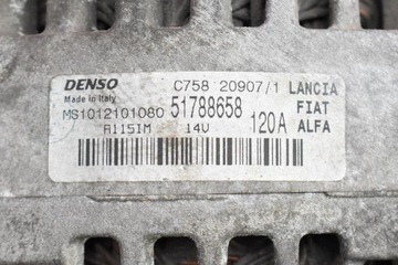 ALTERNÁTOR 51788658 FIAT BRAVO 2 II 1.4 T-JET 150 KM 07-11