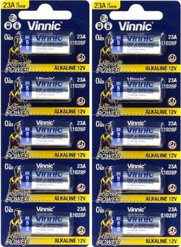 10x BATERIA 12V VINNIC L1028 F 23 A A23 1028 MN21