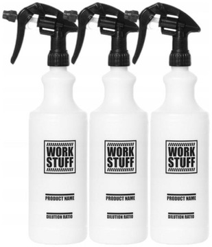 WORK STUFF ZESTAW 3 BUTELEK 1L + TRIGGERY CANYON