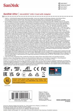 Karta Ultra microSDXC 128GB 140MB/s A1 + Adapter