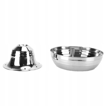 Фонтан для кошек из нержавеющей стали объемом 2 л.