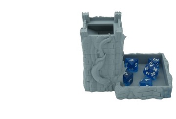 Башня для игры в кости - Dice Tower Светло-серый