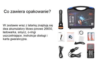 Фонарь для дайвинга Orca Torch D850