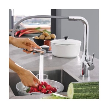 GROHE Essence bateria zlewozmywakowa wyciągana chrom 30270000