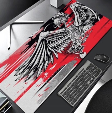 Коврик для мыши XXL, нескользящий резиновый игровой коврик