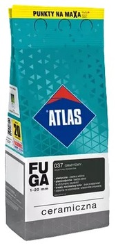 Fuga Ceramiczna 037 Grafitowy 2kg Atlas