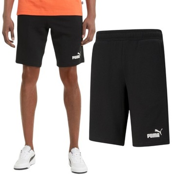 PUMA ESS SHORTS KRÓTKIE SPODENKI BAWEŁNIANE SPORTOWE SZORTY Z LOGO r. L