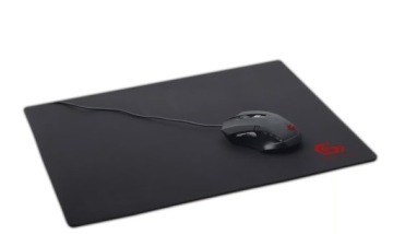 Офисный игровой коврик для мыши черный 40 см 45 см XL