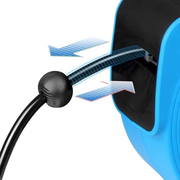 Пневматический шланг, свернутый 8x12mm x 20m компрессор 20 бар 1/4 ''