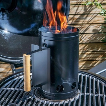 ДЫМОХОД ДЛЯ РАЗЖИГАНИЯ ГРИЛЬ-БАРБЕКЮ ДЛЯ УГОЛЬНЫХ БРИКЕТОВ