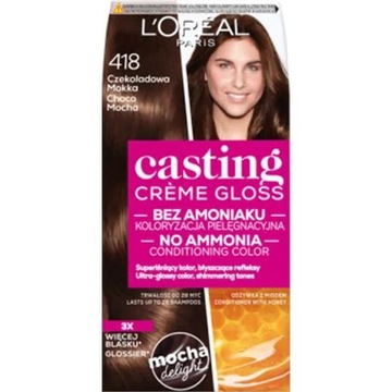 Loreal Paris Casting Creme Gloss 418 Czekoladowa Mokka