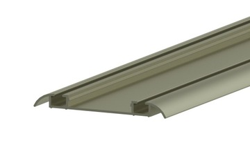 Prowadnica szyna podwójna satyna EASY V 150cm