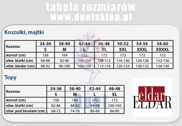 Koszulka z długim rękawem biała Irene Eldar 3XL