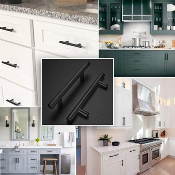 МЕБЕЛЬНЫЕ РУЧКИ МЕТАЛЛИЧЕСКИЕ 10 шт ДЛЯ ДВЕРЕЙ ШКАФА 200ММ 128ММ