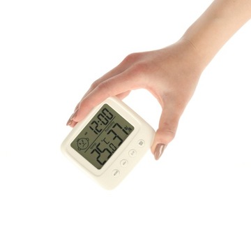 КОМНАТНЫЙ ГИГРОМЕТР, ЖК-ИЗМЕРИТЕЛЬ ВЛАЖНОСТИ, ЧАСЫ, ТЕРМОМЕТР