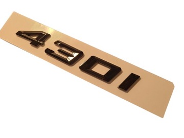 Emblemat 430i do BMW Black Glossy