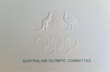 Blankiet zaproszenia Australijski Komitet Olimpij