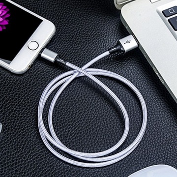 Оригинальный USB-кабель ROCK для iPhone 6, 7, 8 X S, 1 м