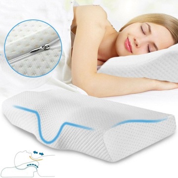 ORTOPEDYCZNA PODUSZKA PODUSZKA POD GŁOWĘ ERGONOMICZNA PODUSZKA Z PIANKI