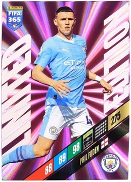 Phil FODDEN - karta LIMITED mała - FIFA 365 Adrenalyn XL 2024 - MANCHESTER