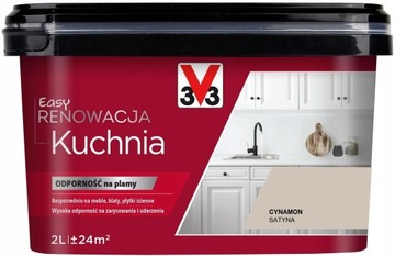 V33 FARBA EASY RENOWACJA DO KUCHNI CYNAMON 2L