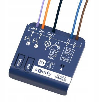 Somfy radiowy odbiornik IZYMO Dimmer io wł/wył ściemnianie oświetlenie
