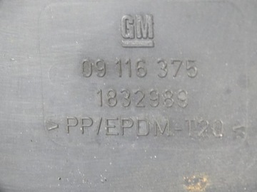 KRYT POUZDRO SPODNÍ MOTORU PRAVÁ OPEL CORSA C 2000-2010